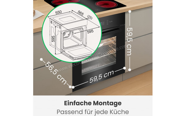 BOMANN EBO7912 Noir - Dimensions