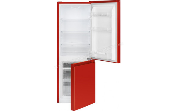 BOMANN KG 320.2 Rouge - Vue de l'int&eacute;rieur partie r&eacute;frig&eacute;rateur