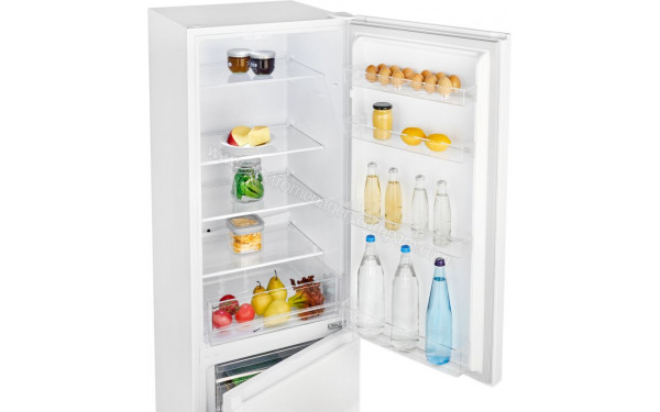 BOMANN KG 7353 Blanc - Vue de l'int&eacute;rieur partie r&eacute;frig&eacute;rateur