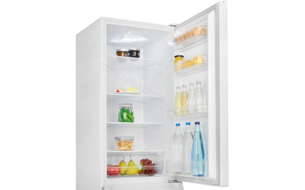 BOMANN KG 7353 Blanc - Vue de l'int&eacute;rieur partie r&eacute;frig&eacute;rateur