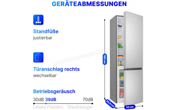 BOMANN KG 7353 Inox - Dimensions