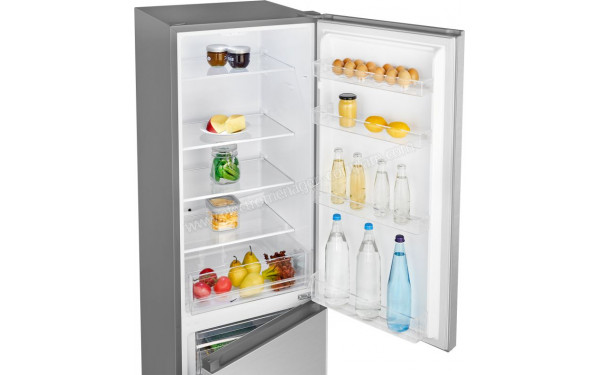 BOMANN KG 7353 Inox - Vue de l'int&eacute;rieur partie r&eacute;frig&eacute;rateur