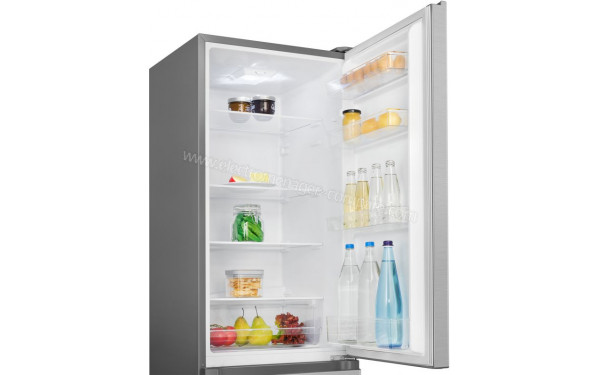 BOMANN KG 7353 Inox - Vue de l'int&eacute;rieur partie r&eacute;frig&eacute;rateur