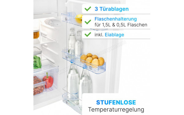 BOMANN KS 7349 Blanc - Dimensions