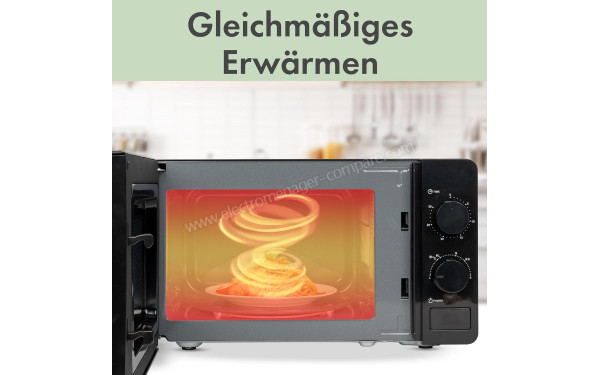 BOMANN MW 6014 CB Noir - Mise en situation