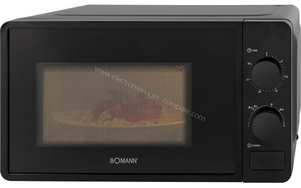 BOMANN MW 6014 CB Noir - Vue de face