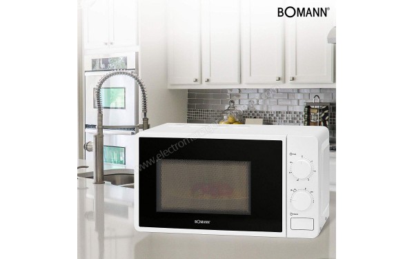 BOMANN MW 6014 CB Blanc - Mise en situation
