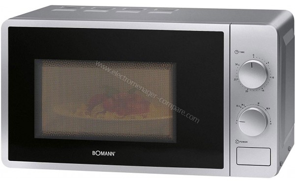 BOMANN MW 6014 CB Argent - Vue 3/4 droite