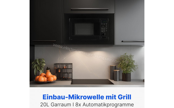 BOMANN MWG 2215 EB Noir - Appareil encastr&eacute;