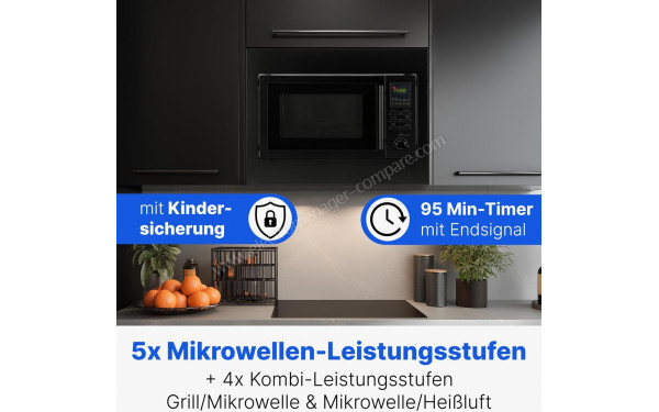 BOMANN MWG 2216 H EB Noir - Appareil encastr&eacute;