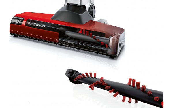 BOSCH BBH628P1 - Vue de la brosse principale et du rouleau