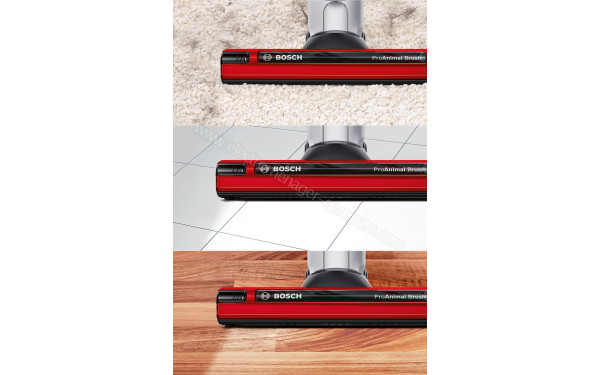 BOSCH BBH628P1 - Vue des surfaces d'aspiration