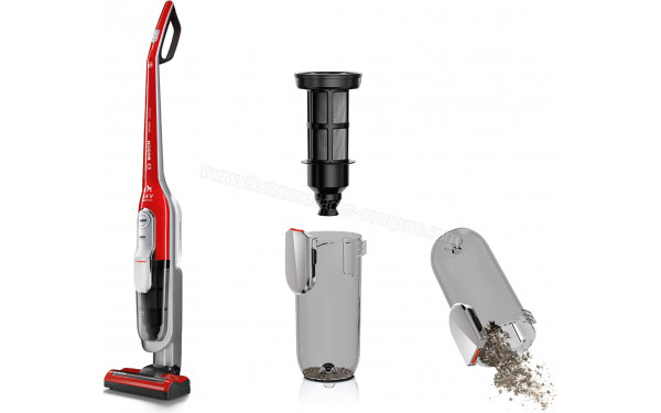 BOSCH BBH7PET - Vue de l'extraction du bac