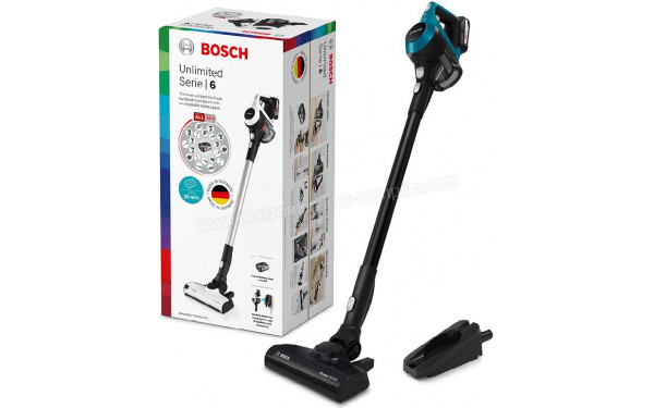 BOSCH BBS611LAG - Vue 3/4 droite avec colis