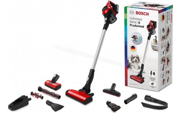 BOSCH BBS61PET2 - Vue du colis et des accessoires