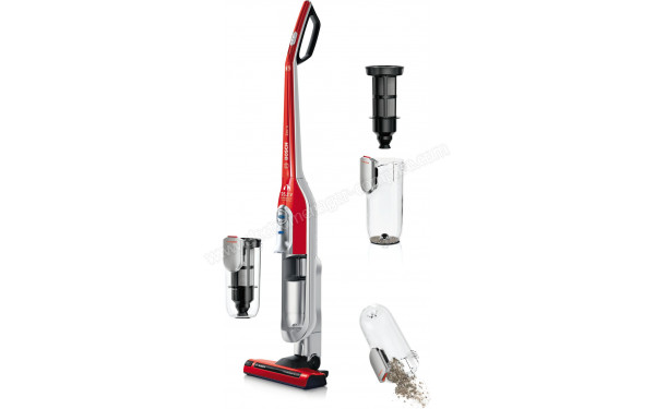 BOSCH BCH65PET - Vue du conteneur et des filtres