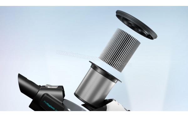 BOSCH BCS71HYG2 - Vue &eacute;clat&eacute;e du syst&egrave;me de filtration