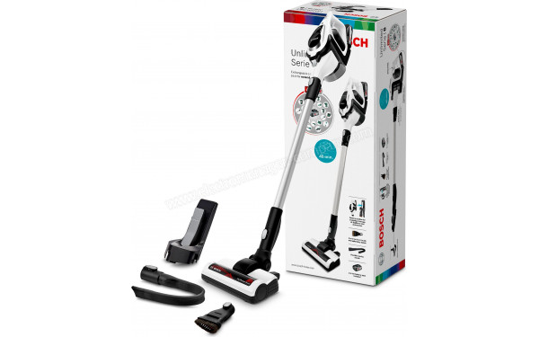 BOSCH BCS81EXC - Vue du colis et des accessoires