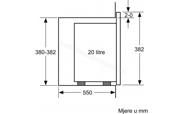 BOSCH BFL523MS0 - Dimensions