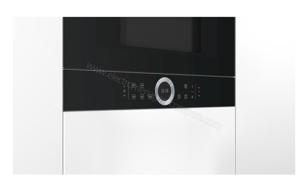 BOSCH BFL634GB1 - Vue 3/4 gauche Bandeau de commandes