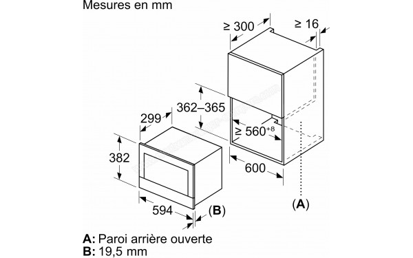 BOSCH BFR7221B1 - Dimensions