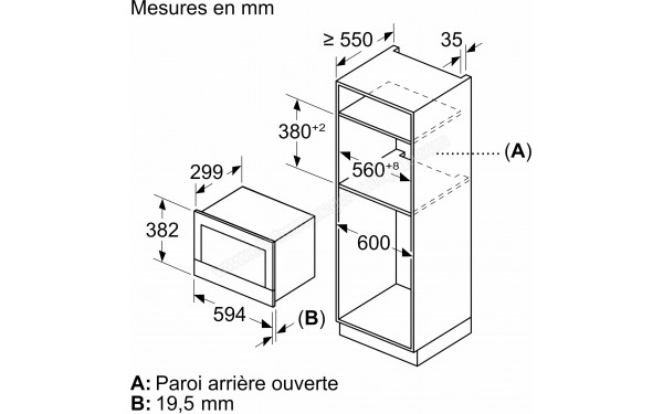 BOSCH BFR9221B1 - Dimensions