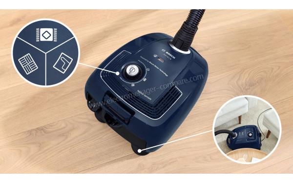 BOSCH BGB38BU3H - Vue du dessus