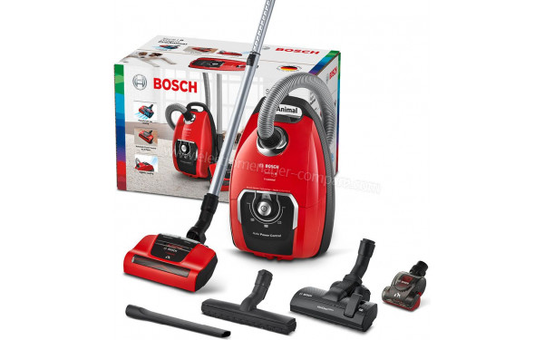 BOSCH BGB8PET1 - Vue du colis et des accessoires