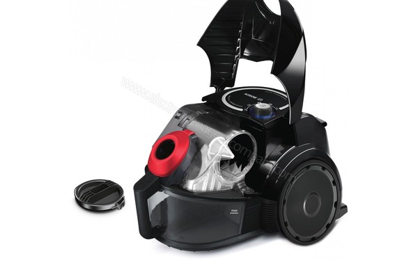 BOSCH BGC3U330 - Vue 3/4 droite capot ouvert