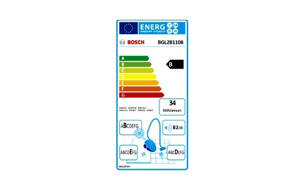 BOSCH BGL2B1108 - &Eacute;tiquette &eacute;nergie