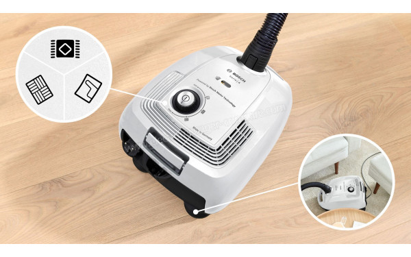 BOSCH BGL38WH2 - Mise en situation