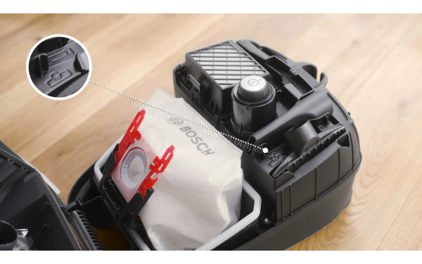 BOSCH BGL41HYG1L - Mise en situation