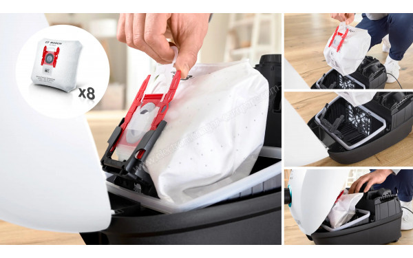 BOSCH BGL41HYG1L - Mise en situation