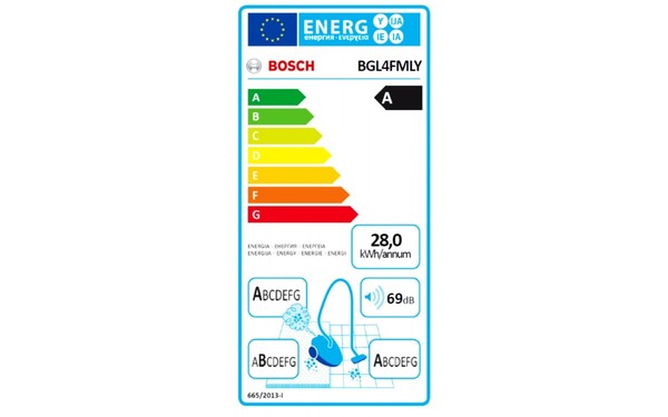 BOSCH BGL4FMLY - &Eacute;tiquette &eacute;nergie