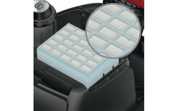 BOSCH BGL4ZOOO - Vue du syst&egrave;me de filtration