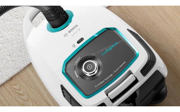 BOSCH BGL6HYG0L - Vue sur le bouton de commande