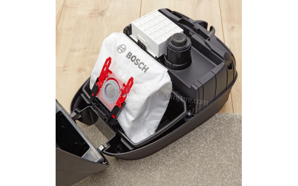 BOSCH BGL6POW1 - Vue du sac &agrave; poussi&egrave;re