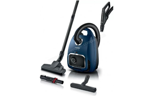 BOSCH BGL6X320 - Vue 3/4 droite avec accessoires