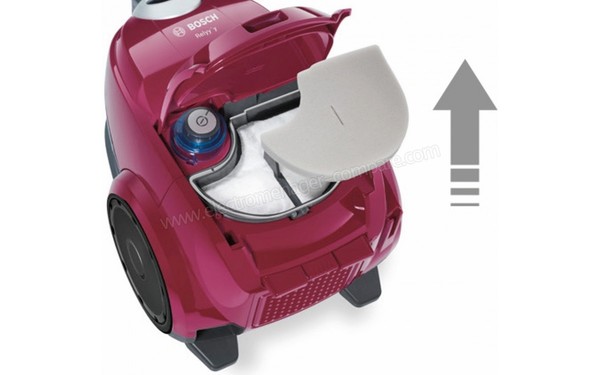 BOSCH BGS3210 - Vue de l'arri&egrave;re ouvert