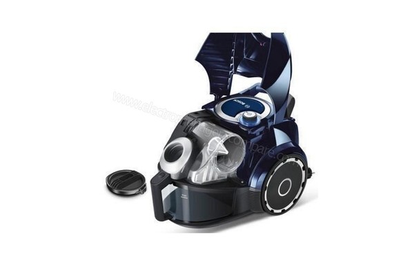 BOSCH BGS4210B - Vue 3/4 droite capot ouvert