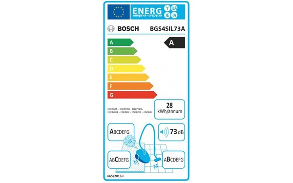 BOSCH BGS4SIL73A - &Eacute;tiquette &eacute;nergie
