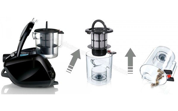 BOSCH BGS51262 - Syst&egrave;me de vidage du bac