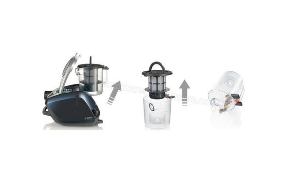 BOSCH BGS5320R - Syst&egrave;me de vidage