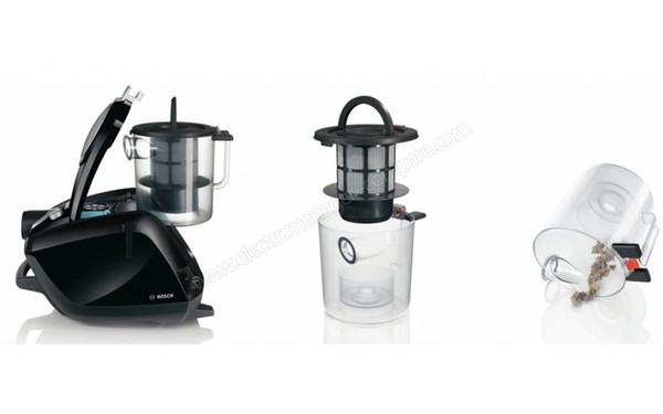 BOSCH BGS5ECO66R - Vue du vidange