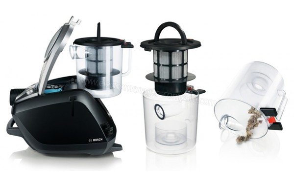 BOSCH BGS5R33S - Vidage du bac