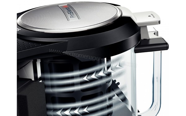 BOSCH BGS5SIL66A - Vue du bac