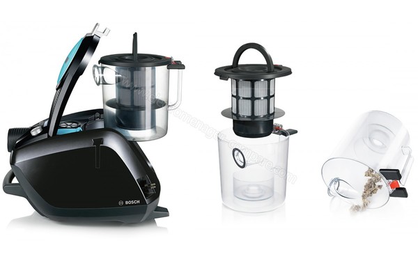 BOSCH BGS5SMRT66 - Vidage du bac