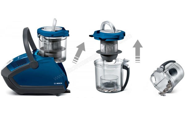 BOSCH BGS6ALL - Syst&egrave;me de vidage du bac