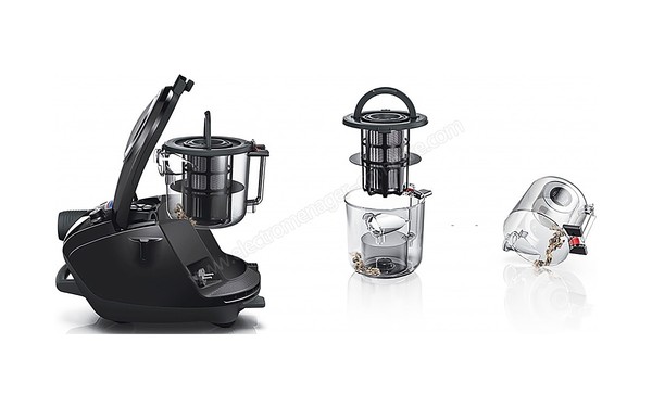 BOSCH BGS7PERF - Vidage du bac