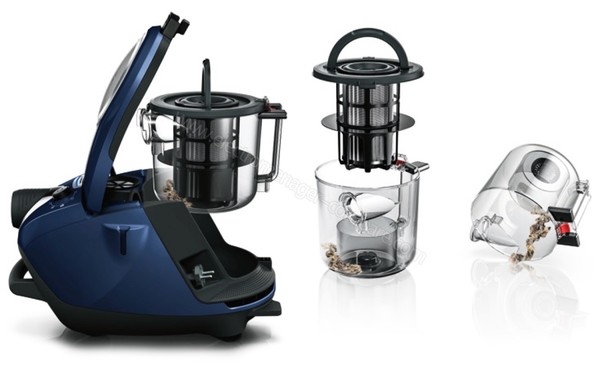 BOSCH BGS7RCL - Vidage du bac